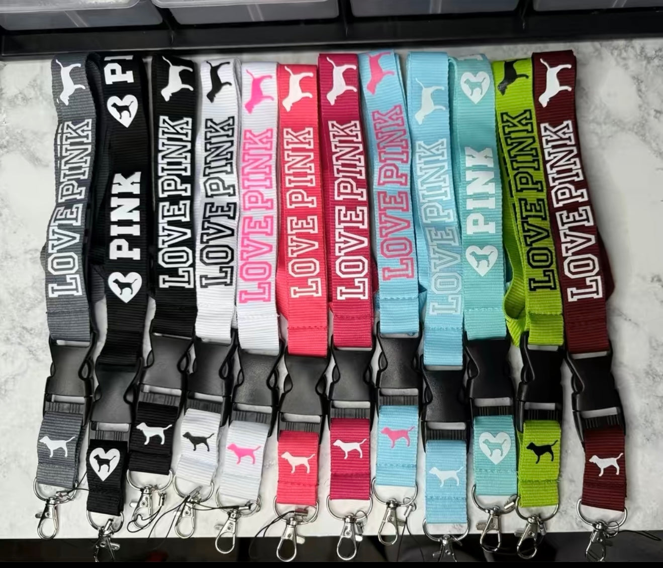 LOVE PINK Lanyard