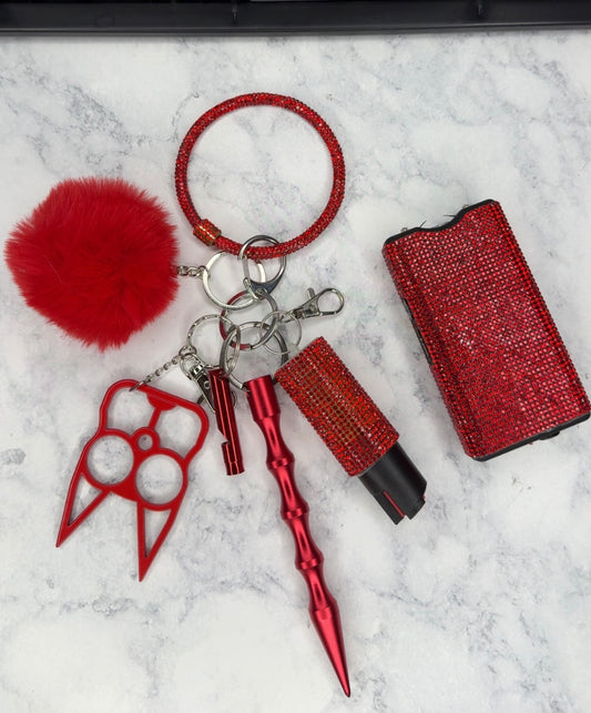 Red Bling Set with Stun gun