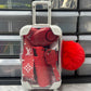 Red L V Mini Suitcase