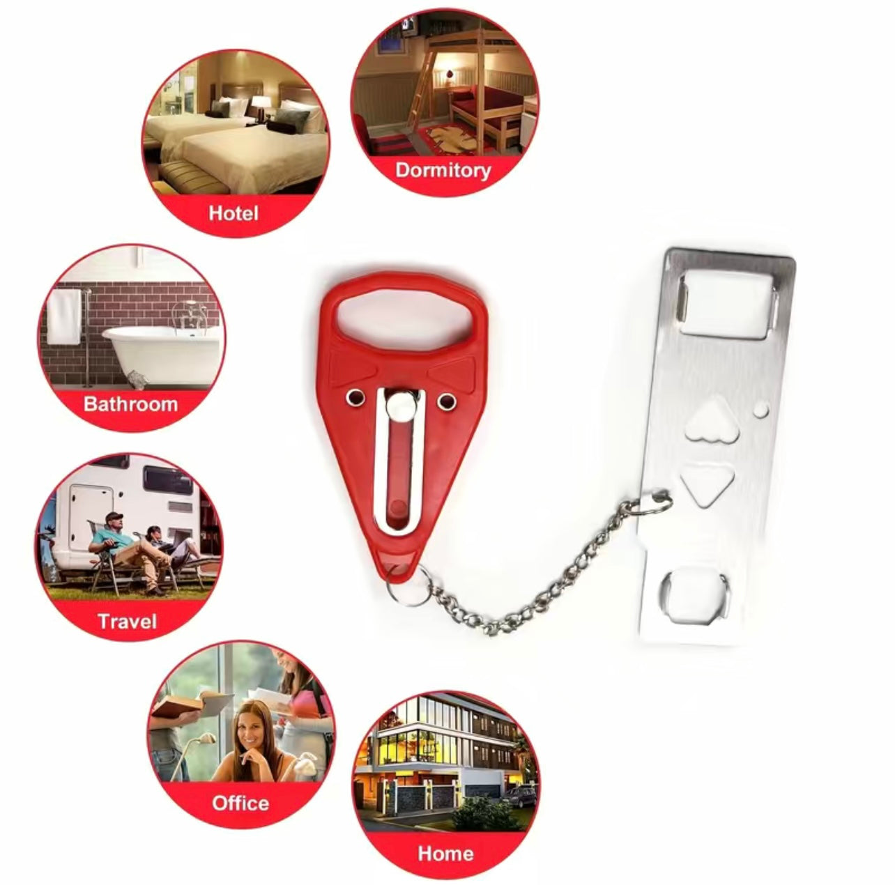 Portable Safety Door Lock