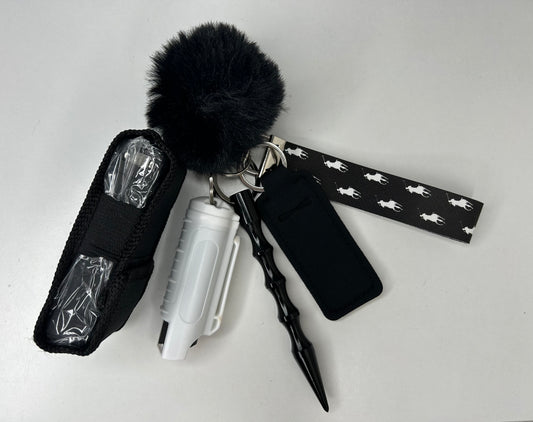 Black Polo Keychain