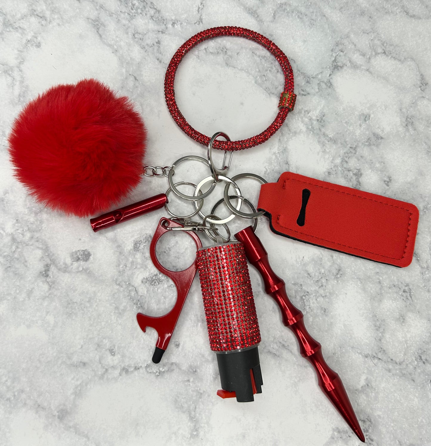 Red Hot Keychain