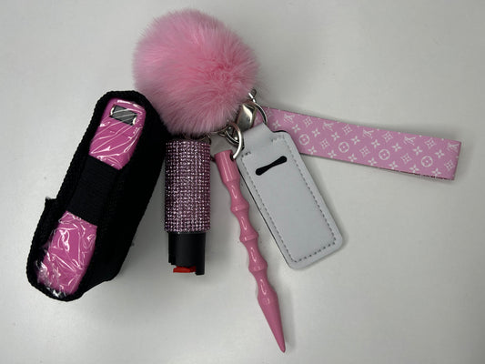 Pink Luxury Keychain